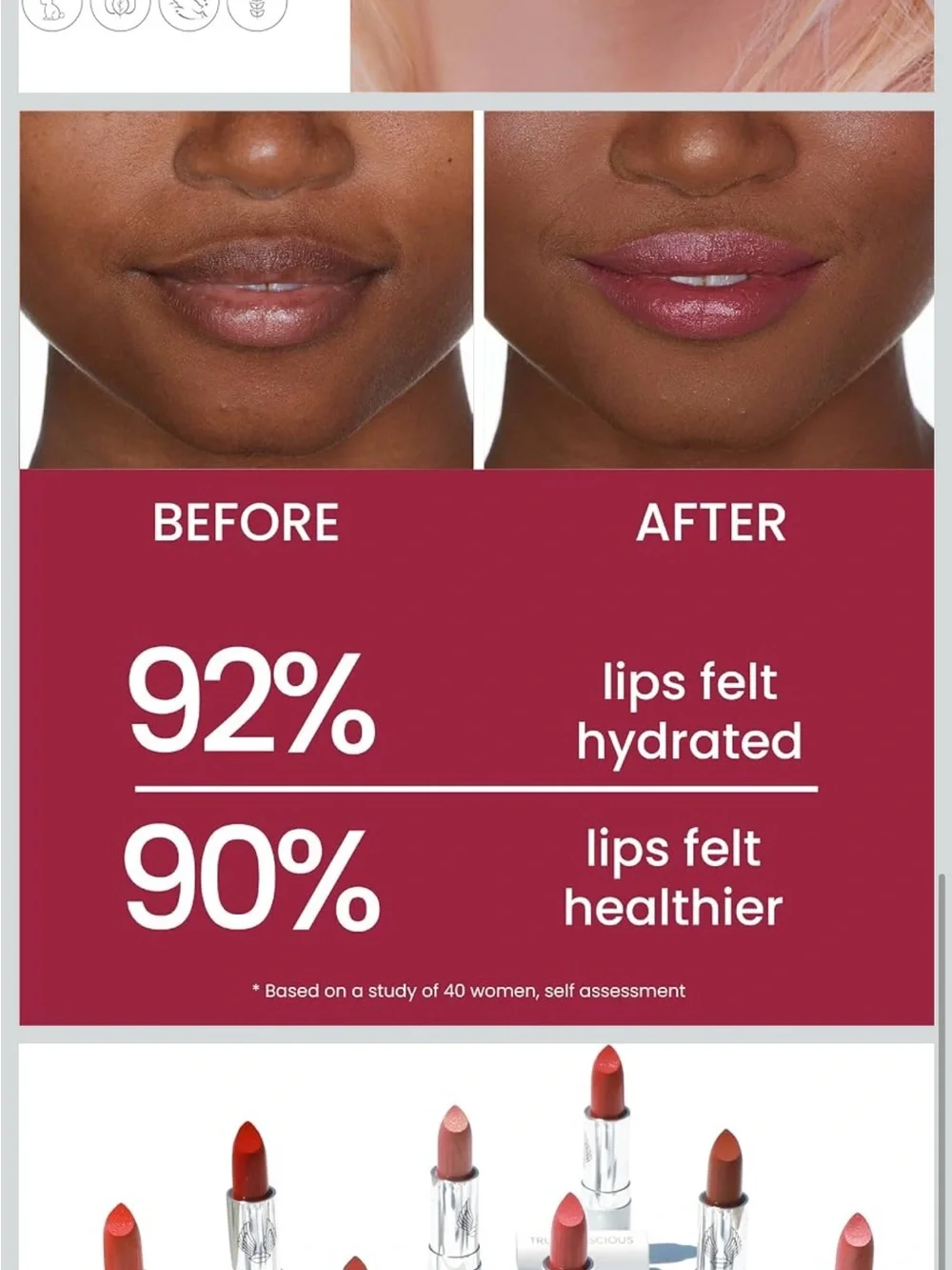 True + Luscious Super Moisture Lipstick Satin Hydrating Lip Breathless Pink